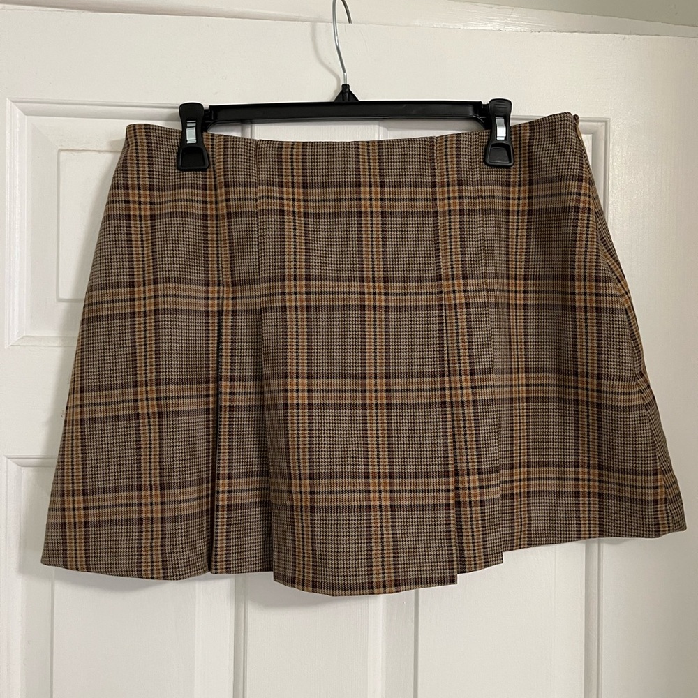 Plaid Skort - Large